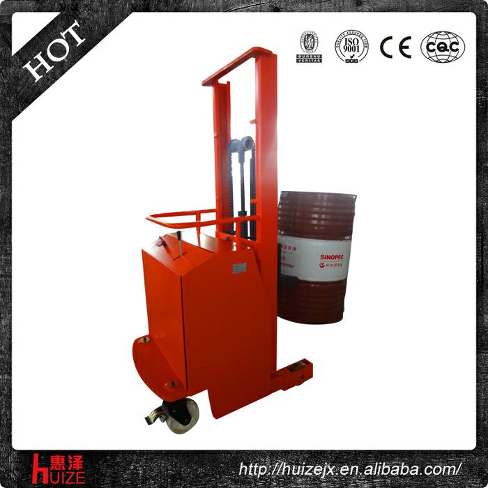 2半電動(dòng)配重油桶車（無底腿，只堆垛，不翻轉(zhuǎn)）