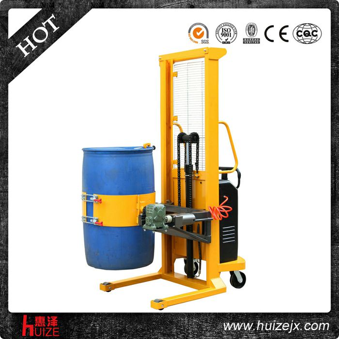 半電動(dòng)多功能油桶車（單門架，夾塑桶）